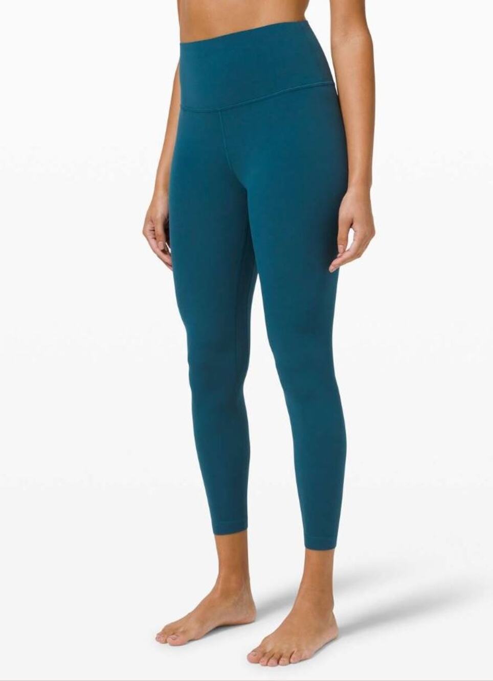 Lululemon Align High-Rise Capri Leggings Womens Blue Nulu Pull On Size 8 - Picture 1 of 10